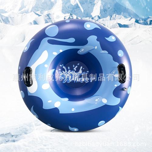 跨境利成源头工厂充气圣诞款滑雪圈浪花款滑雪圈国外户外雪地用品